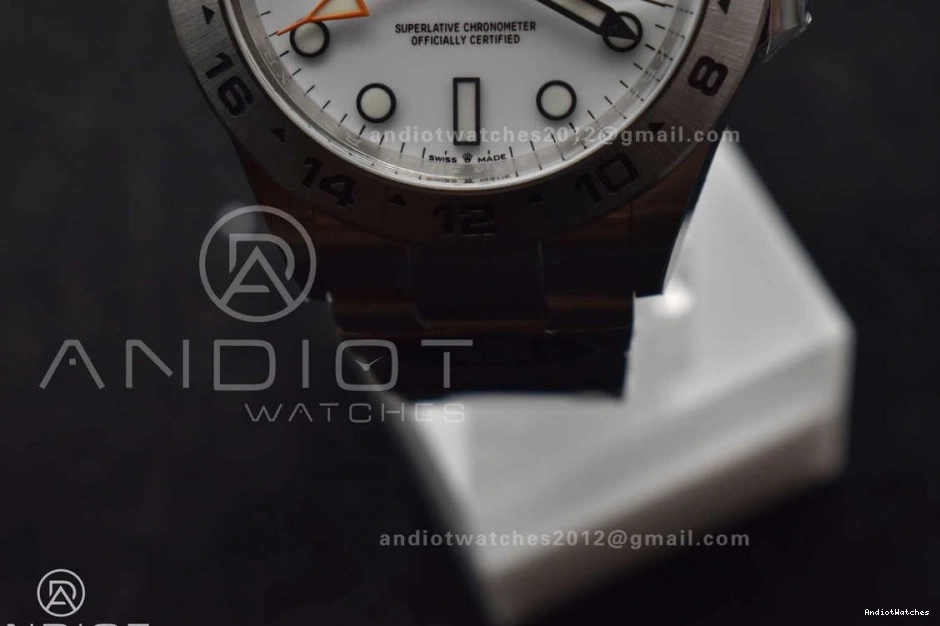 1:1 Explorer SS II Clean Best 42mm Bracelet 226570 Edition 904L on 845 Dial DD3285 CHS White ComfortFit 0325